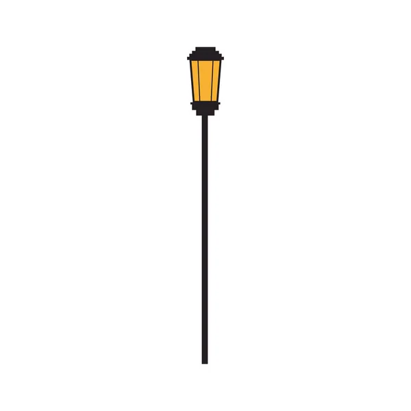 Ícone lâmpada de rua — Vetor de Stock