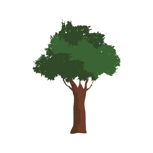 Icona albero verde — Vettoriale Stock