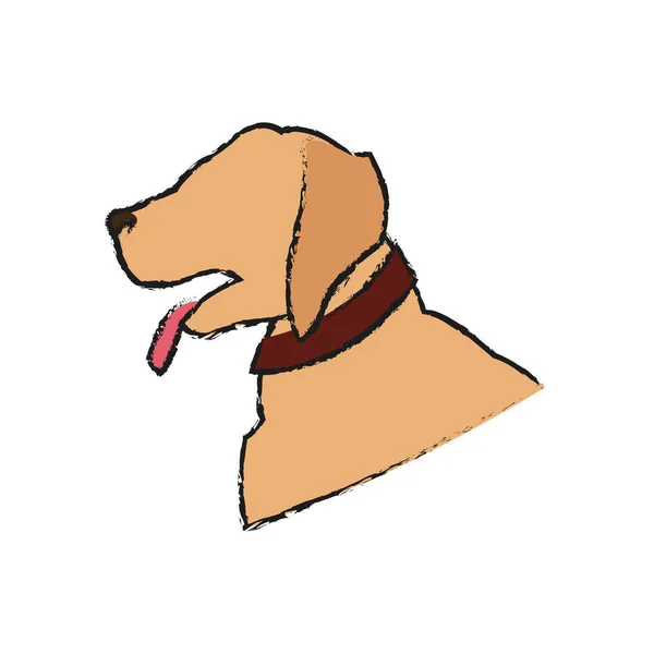 Icône de dessin animé pour chien — Image vectorielle