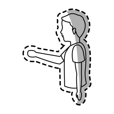 adam çizgi film simgesi