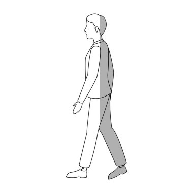 adam çizgi film simgesi