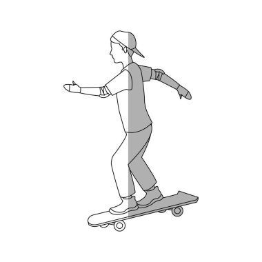 adam çizgi film simgesi