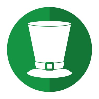 Silindir şapka Aziz patrick günü sembolü gölge