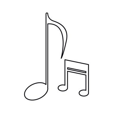 müzik Not Ses melodi sembolü anahat