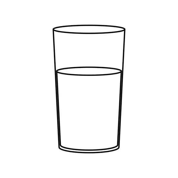 Glas water pictogram — Stockvector