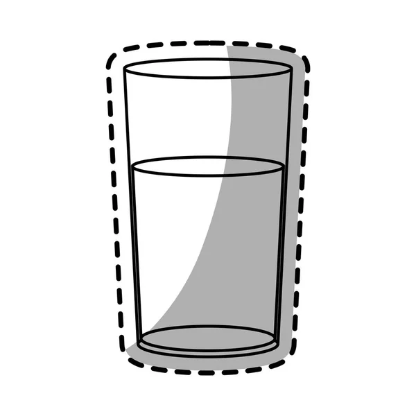 Pictogram waterglas — Stockvector