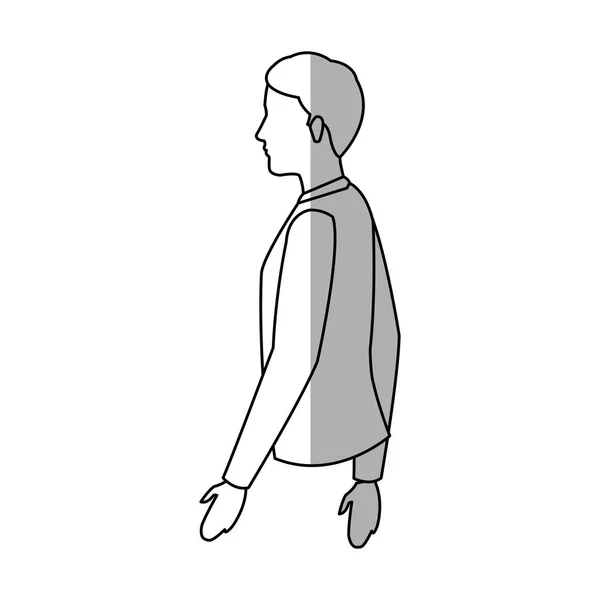 Εικονίδιο καρτούν άνθρωπος — Διανυσματικό Αρχείο