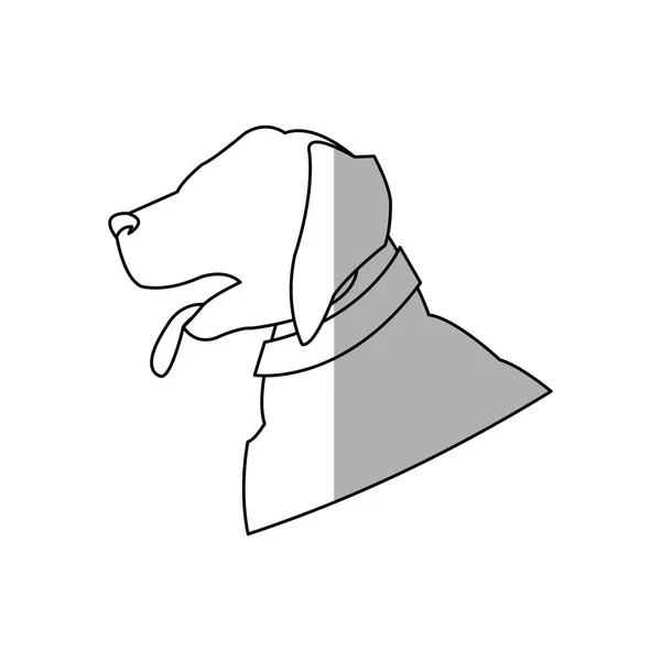 犬漫画のアイコン — ストックベクタ