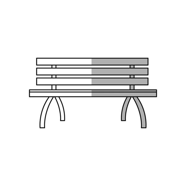 Park bench icon — Stock Vector