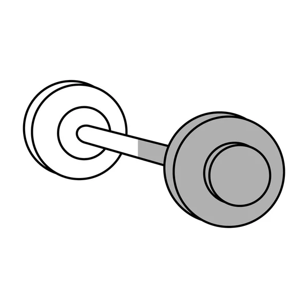 Изображение значка dumbbell — стоковый вектор
