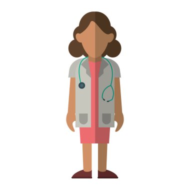 Doktor kadın stetoskop tıbbi profesyonel