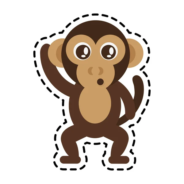 Animal icono de dibujos animados — Vector de stock