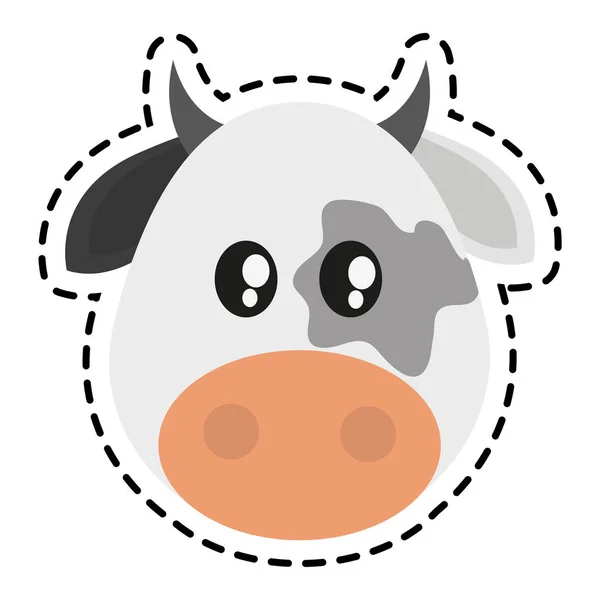 Animal icono de dibujos animados — Vector de stock