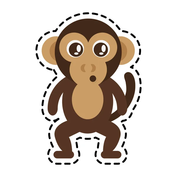 Animal icono de dibujos animados — Vector de stock