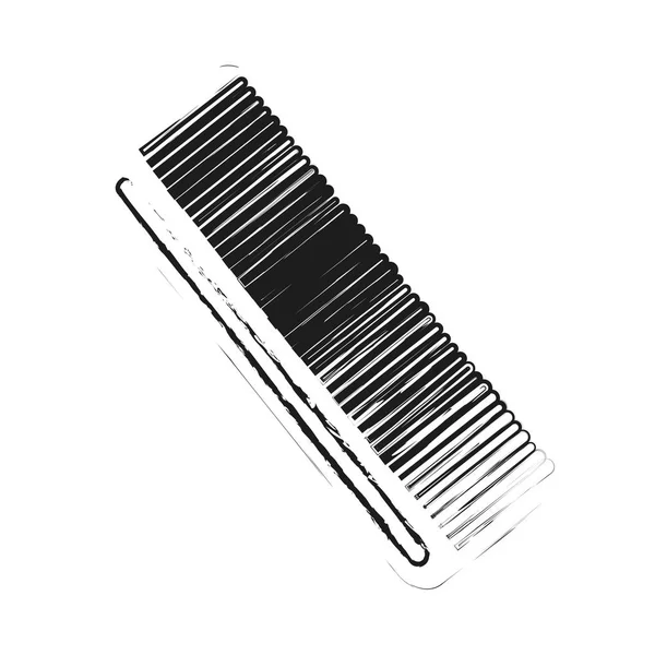 Icône peigne à cheveux — Image vectorielle