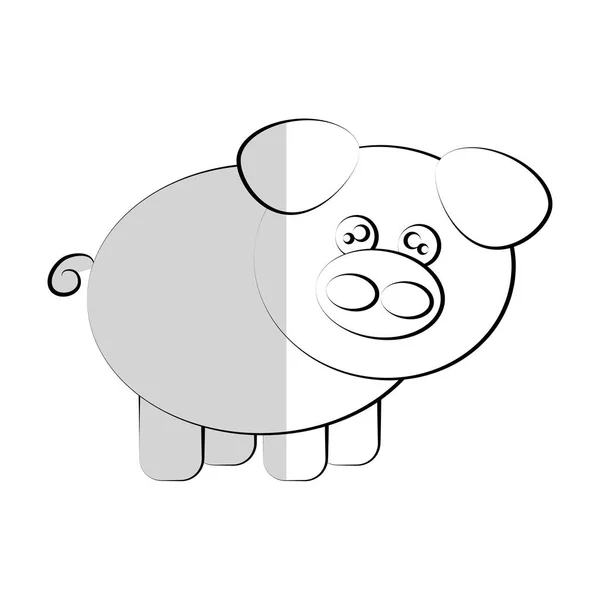 Icône de dessin animé animal — Image vectorielle