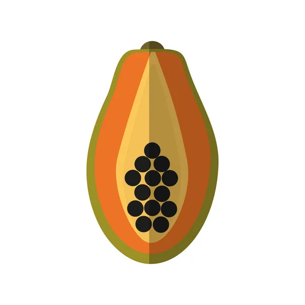 Mancs mancs gyümölcsöt ikonra — Stock Vector