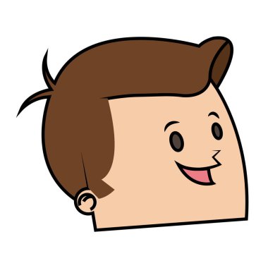 adam çizgi film simgesi