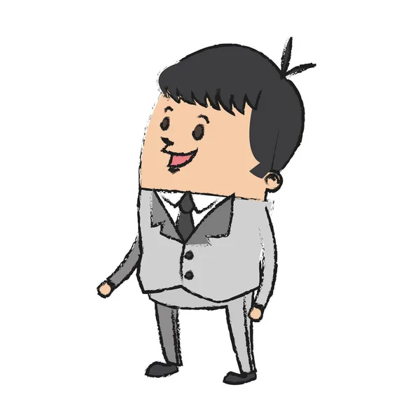 Karikatur eines Geschäftsmannes — Stockvektor