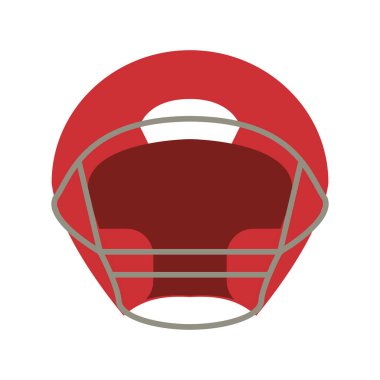 kask Amerikan futbolu Önden Görünüm