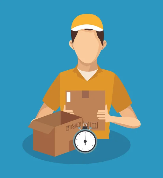 Παράδοση logistics σχεδιασμού — Διανυσματικό Αρχείο