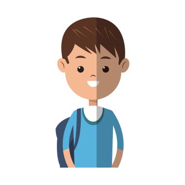 genç çocuk çizgi film simgesi