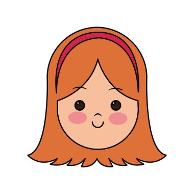 Kız çizgi film simgesi