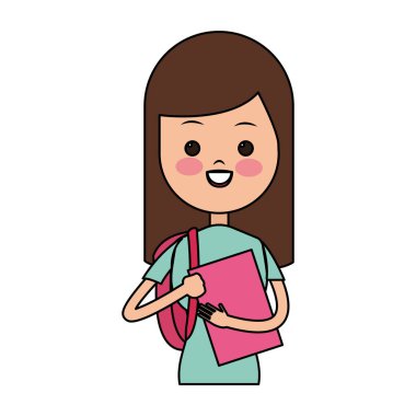 Kız çizgi film simgesi