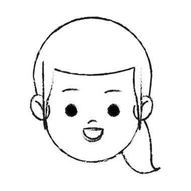 Kız çizgi film simgesi