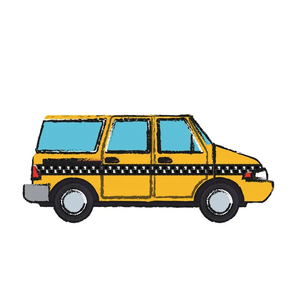 Taxi szolgáltatás tervez — Stock Vector