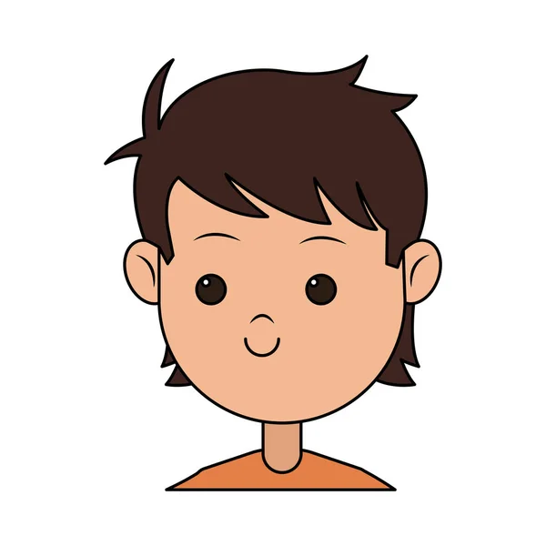 Ícone de desenho animado menino —  Vetores de Stock