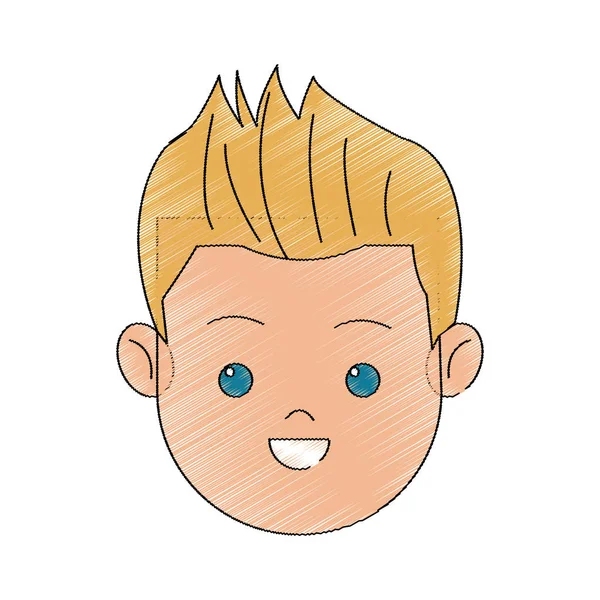 Boy cartoon icon — Stock Vector