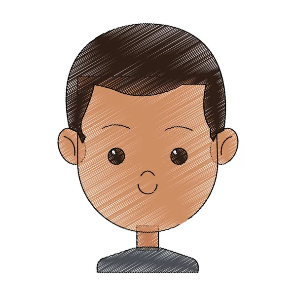 Εικονίδιο καρτούν αγόρι — Διανυσματικό Αρχείο