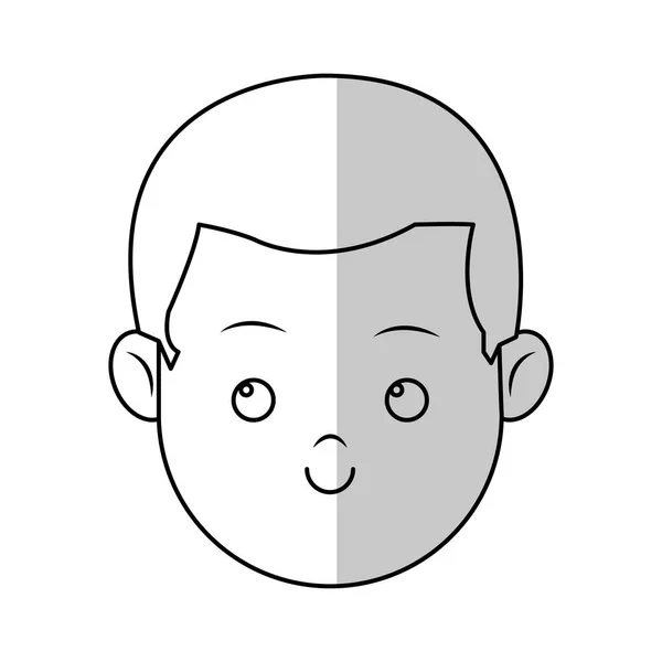 Icône de dessin animé garçon — Image vectorielle