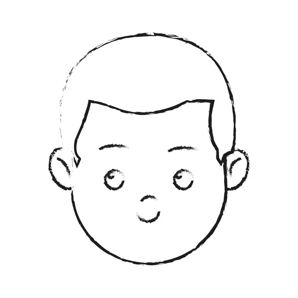 男孩卡通图标 — 图库矢量图片