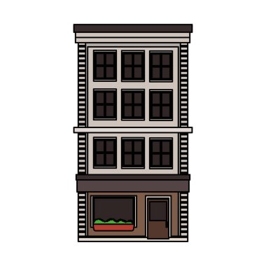 şehir binası simgesi