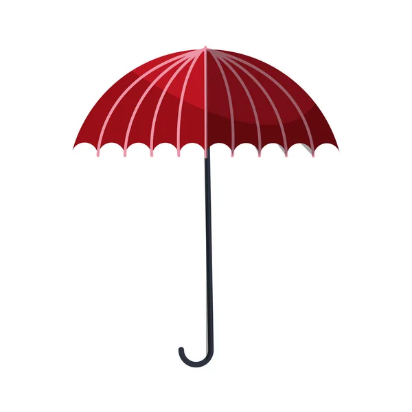 Parapluie rouge icône — Image vectorielle