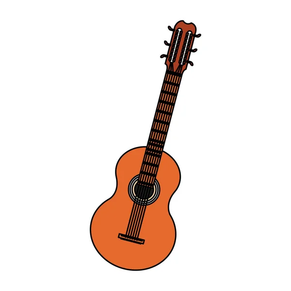 Gitar enstrümanı simgesi — Stok Vektör