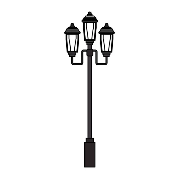 Лампа вулиці значок — стоковий вектор