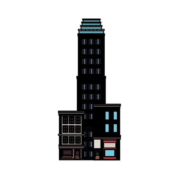 城市建筑图标 — 图库矢量图片