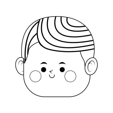 Çocuk kawaii simgesi