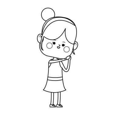 Kawaii kız simgesi