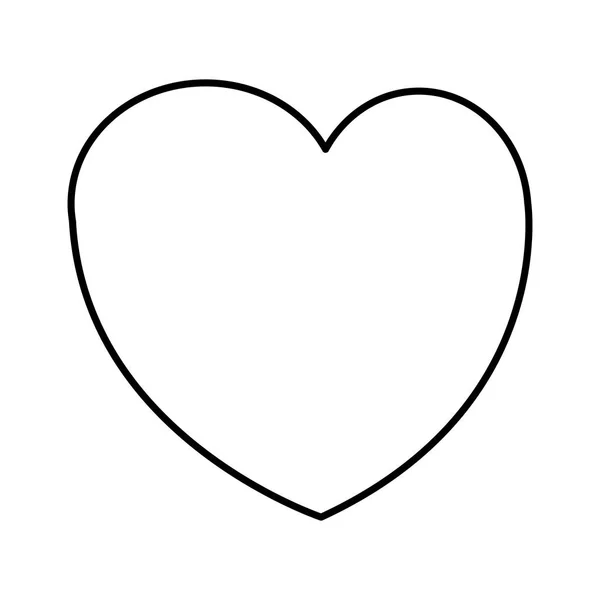Obraz ikony serce — Wektor stockowy