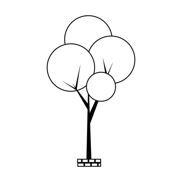 Дерево зображення піктограми — стоковий вектор