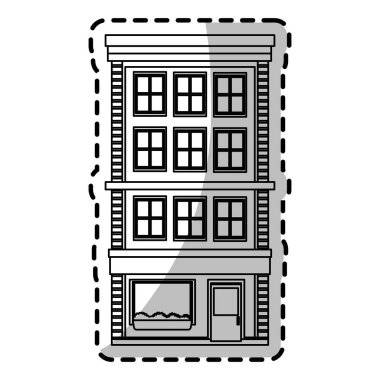 şehir binası simgesi