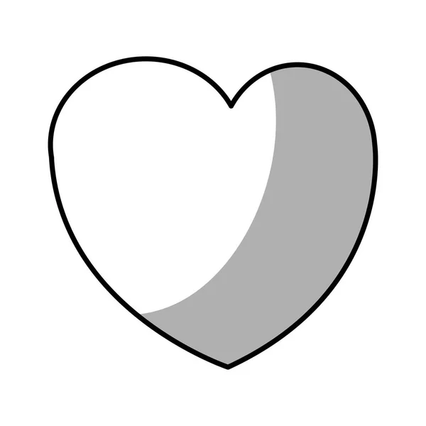 Icône coeur image — Image vectorielle