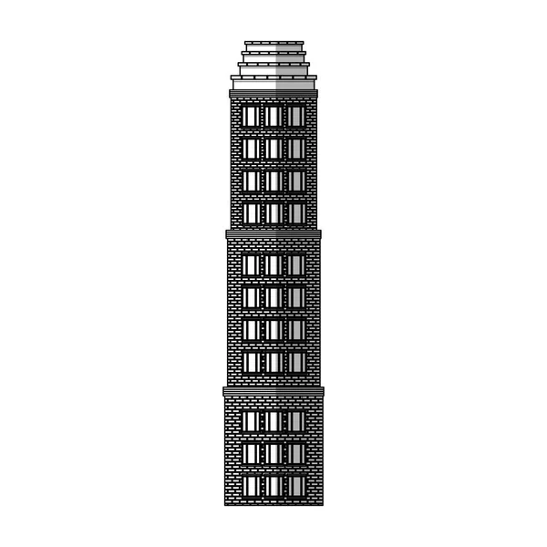Stadtbau-Ikone — Stockvektor
