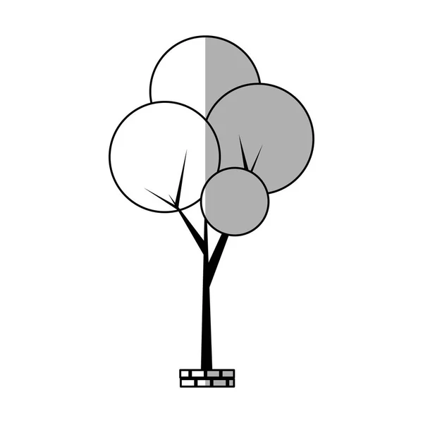 Symbolbild Baum — Stockvektor