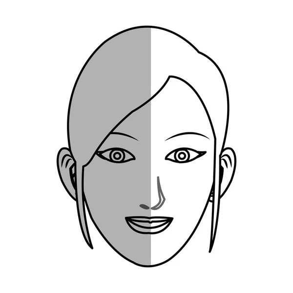 Woman cartoon icon — Stock Vector