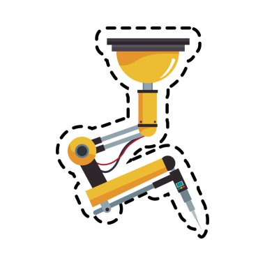 Endüstriyel robot simgesi